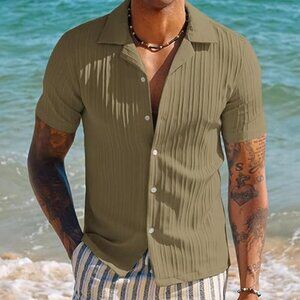 PJ PAUL JONES Men's Casual Button Down Shirt